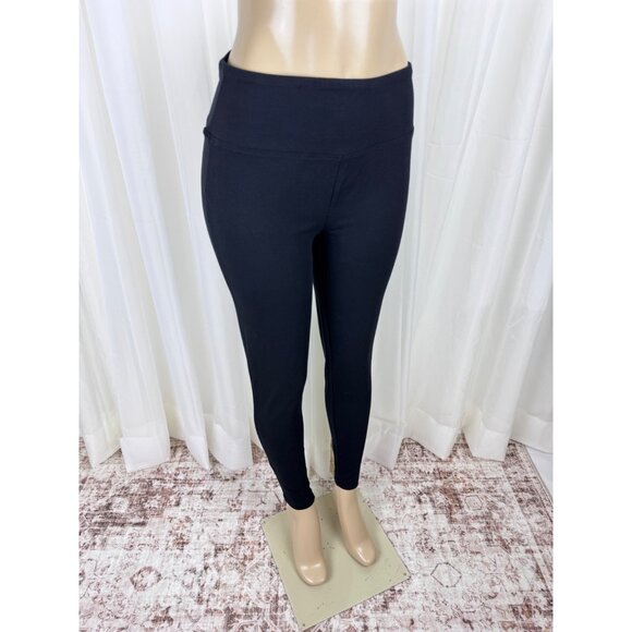 Women's Zenana Plus Size Wide Waistband Full Length Leggings Black - Picture 4 of 11